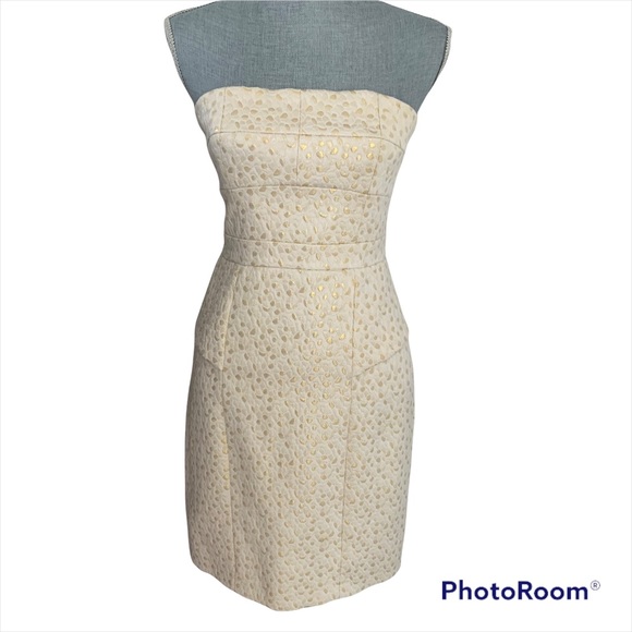 Cynthia Steffe Diandra Metallic Dress - Picture 2 of 8